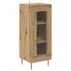 vidaXL Highboard 2 pcs Dąb rzemieślniczy Materiał drewnopochodny