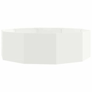 vidaXL Donica Biały 120 x 120 x 35 cm Stal