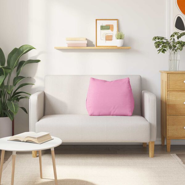 vidaXL Poduszka na plecy R&oacute;żowy 60 x 20 x 50 cm tkanina