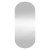 vidaXL Lustro ścienne, 30x70 cm, szklane, owalne