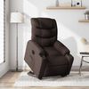 vidaXL Podnoszony fotel masujący, elektryczny, rozkładany, brązowy