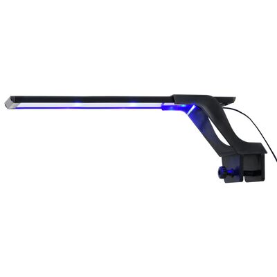vidaXL Lampa LED do akwarium, z zaciskiem, 35-55 cm, niebiesko-biała
