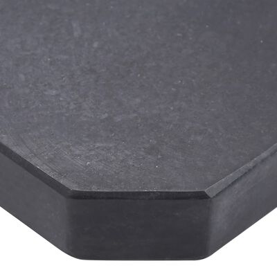 vidaXL Obciążnik do parasola, granit, kwadratowy, czarny, 25 kg