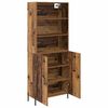 vidaXL Highboard Stare drewno 69,5 x 32,5 x 180 cm