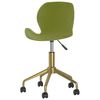 vidaXL Obrotowe krzesło stołowe, jasnozielone, obite aksamitem