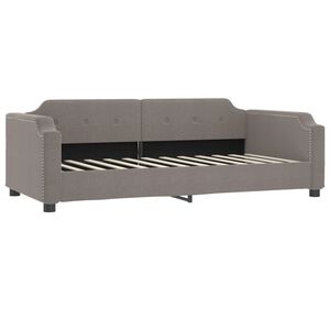 vidaXL Sofa z funkcją spania, kolor taupe, 80x200 cm, obite tkaniną
