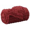 vidaXL Koce narzutowe 6 pcs Bordeaux Czerwony 150 x 130 cm Polar