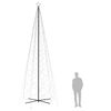 vidaXL Choinka stożkowa, 1400 ciepłych białych LED, 160x500 cm