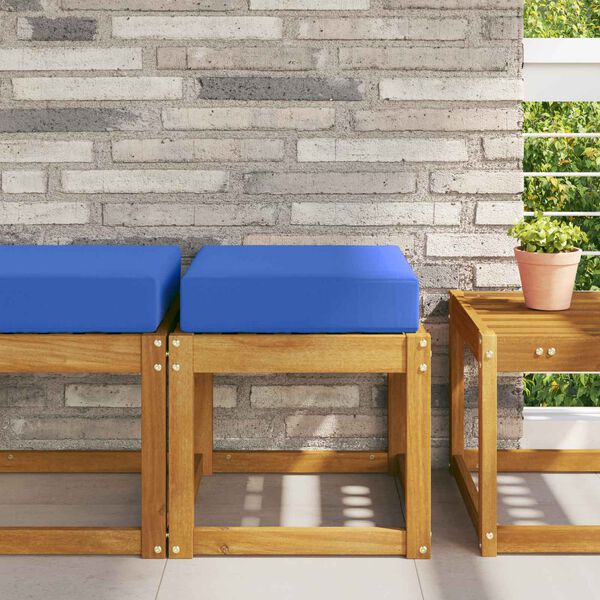 vidaXL Poduszka siedzeniowa na zewnątrz Turkusowy 40 x 40 x 8 cm