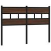 vidaXL Wymienne wezgłowie, brązowy dąb, 120 cm