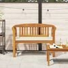 vidaXL Ławka R&oacute;żana Naturalny 114 x 46 x 82,5 cm Lite Drewno Akacji