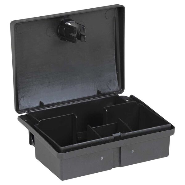 vidaXL Pułapki na myszy 10 szt. Czarne 13x10x4 cm