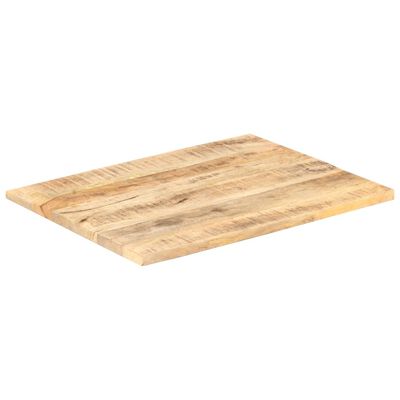 vidaXL Blat stołu, lite drewno mango, 25-27 mm, 90x70 cm
