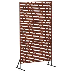 vidaXL Ekran prywatności 100 x 50 x 180 cm Stal kortenowska Rdzawy