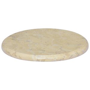 vidaXL Blat do stołu, kremowy, &Oslash;40 x 2,5 cm, marmur