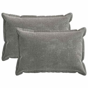 vidaXL Poszewka na poduszkę 2 pcs HOUTEN ciemnoszary 50 x 70 cm