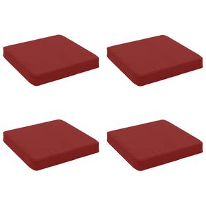 vidaXL Poduszki siedzące 4-częściowe VUGHT 4 pcs 100% poliester