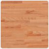 vidaXL Blat do stolika, 50x50x1,5 cm, kwadratowy, lite drewno bukowe