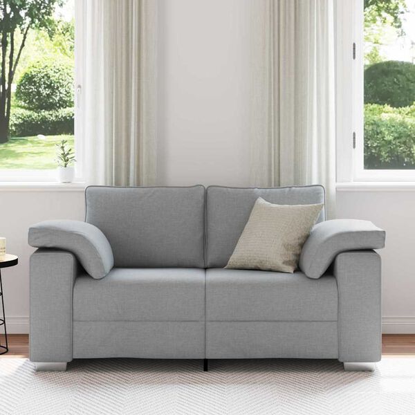 vidaXL Sofa Jasnoszary