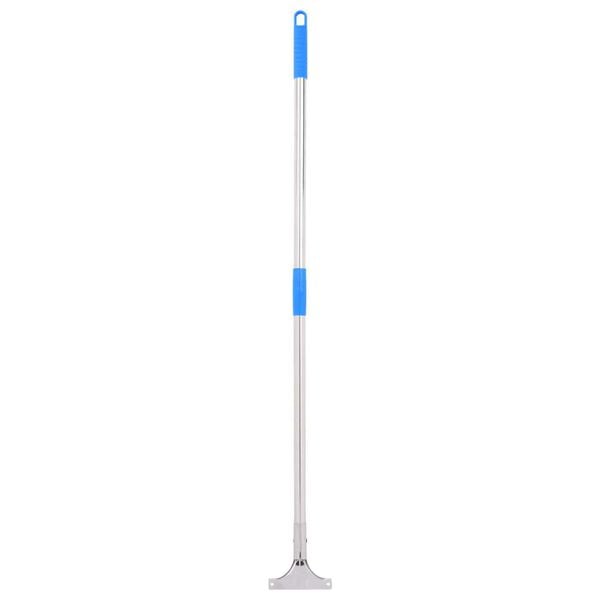 vidaXL Podłogowa ściągaczka do wody, 75x122,5 cm, stal i guma