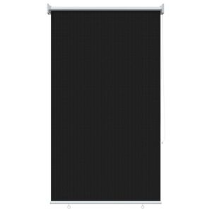 vidaXL Roleta zewnętrzna 90% blokada UV Czarny 80 x 230 cm HDPE