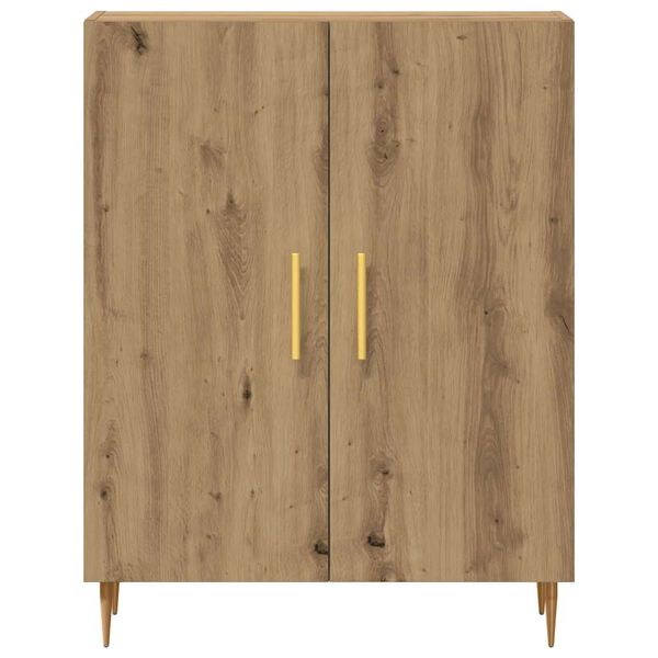 vidaXL Szafka, dąb artisan, 69,5x34x90 cm, materiał drewnopochodny