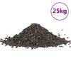 vidaXL Żwirek bazaltowy, 25 kg, czarny, 5-8 mm