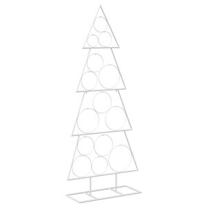 vidaXL Metalowa choinka ze stojakiem KUOPIO 125 cm Stal Biały