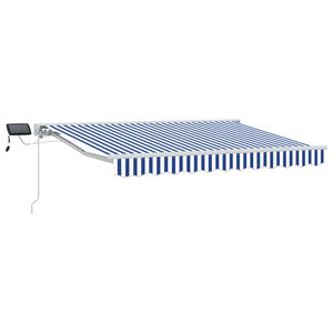 vidaXL Ręczny ramowy zewnętrzny markizowy z LED 2,5 x 2 m