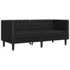 vidaXL Sofa do salonu 3 pcs Czarny 194 x 74,5 x 70,5 cm