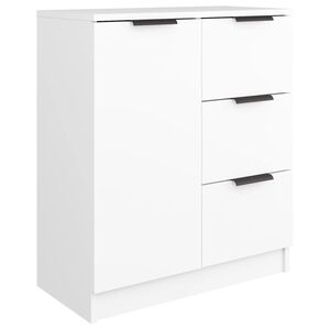 vidaXL Szafka, biała, 60x30x70 cm, materiał drewnopochodny