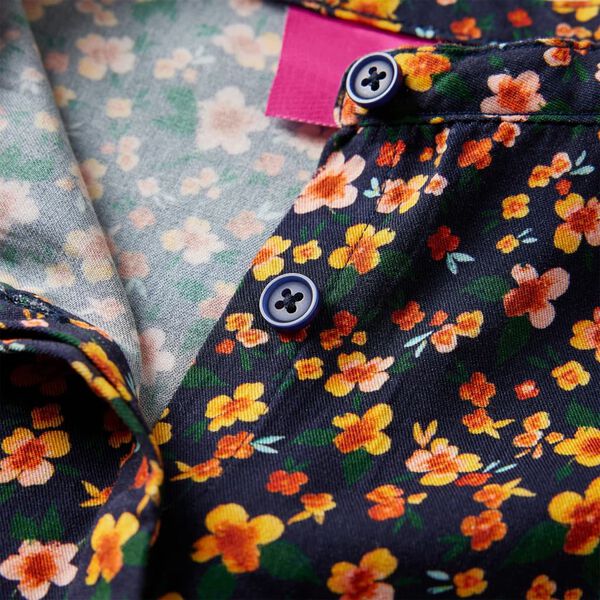 Koszulka dziecięca ze st&oacute;jką, granatowa, 104