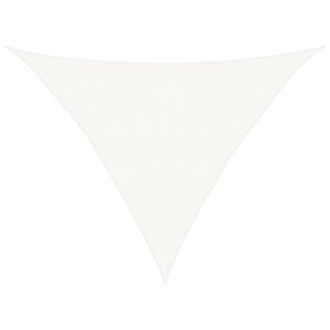 vidaXL Żagiel przeciwsłoneczny, 160 g/m&sup2;, biały, 5x5x6 m, HDPE