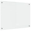 vidaXL Panel kuchenny przezroczysty 80 x 60 cm szkło hartowane