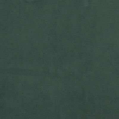 vidaXL Zagłówek uszak, ciemnozielony, 147x16x78/88 cm, aksamit
