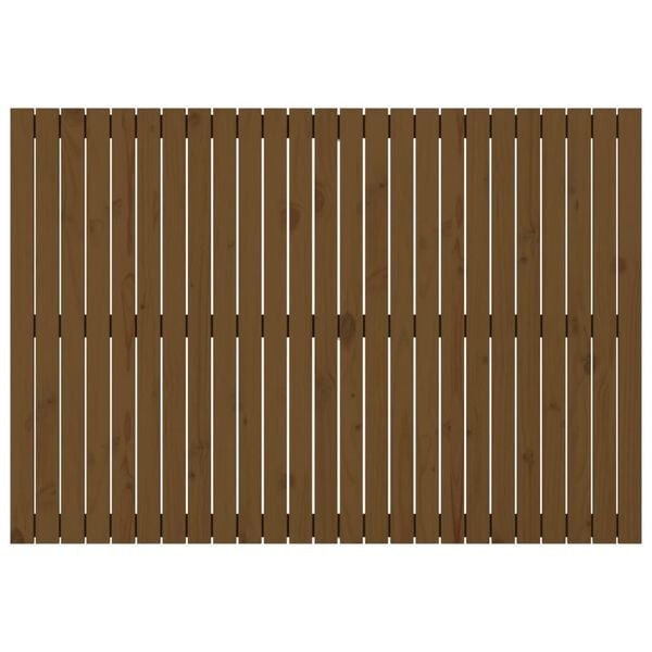 vidaXL Wezgłowie ł&oacute;żka, miodowy brąz, 159,5x3x110 cm, drewno sosnowe