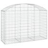 vidaXL Łukowaty kosz gabionowy 150x50x100/120 cm, galwanizowane żelazo