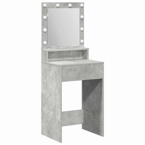 vidaXL Toaletka Betonowy szary 50 x 41 x 135 cm Drewno inżynieryjne