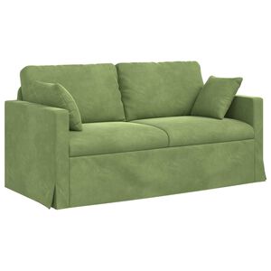 vidaXL Sofa Jasnozielony 158 x 78 x 80 cm Aksamit