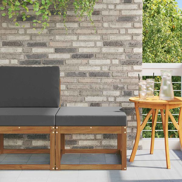 vidaXL Pufa na zewnątrz Lite Drewno Akacji Naturalny