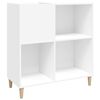 vidaXL Szafka na płyty, biała, 84,5x38x89 cm, materiał drewnopochodny