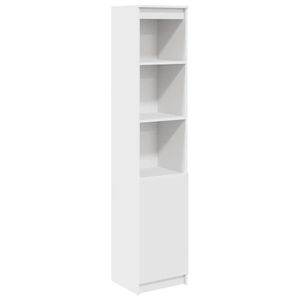 vidaXL Komoda biała 37,5x35x180 cm Drewno klejone