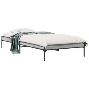 vidaXL Ramka ł&oacute;żka Szary Sonoma 80 x 200 cm Drewno inżynieryjne
