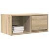 vidaXL Szafka RTV Sonoma Oak 60x31x25,5 cm Drewno klejone