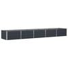 vidaXL Donica Antracyt 400 x 80 x 45 cm Stal