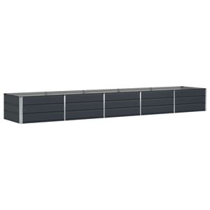 vidaXL Donica Antracyt 400 x 80 x 45 cm Stal