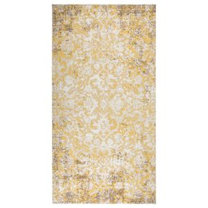vidaXL Dywan zewnętrzny o płaskim splocie, 80x150 cm, ż&oacute;łty