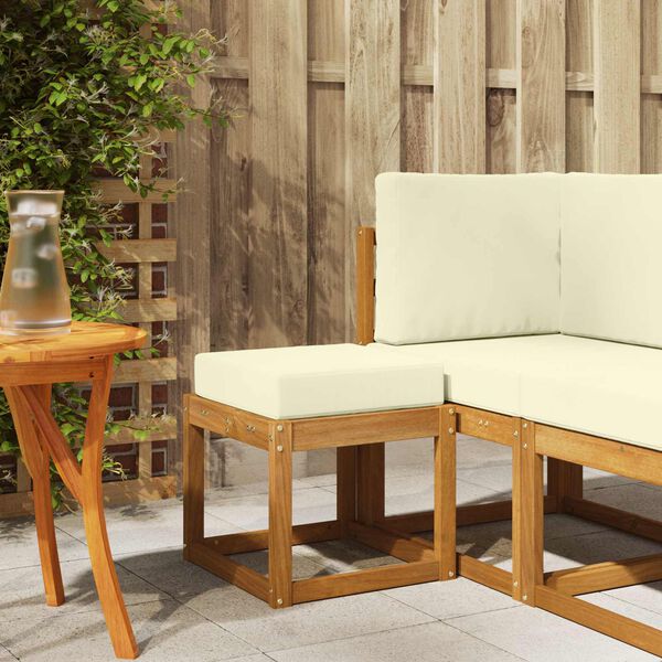 vidaXL Stołek Ławka na Zewnątrz Lite Drewno Akacji Naturalny