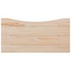 vidaXL Blat biurka, 100x50x2,5 cm, lite drewno sosnowe