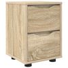vidaXL Stolik nocny Dąb Sonoma 30,5 x 30 x 43 cm Drewno inżynieryjne